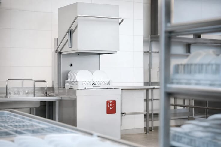 Industri oppvaskmaskin for profesjonelle kjøkken