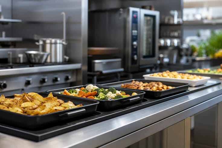 Varmeplate til storkjøkken – slik holder du maten serveringsklar