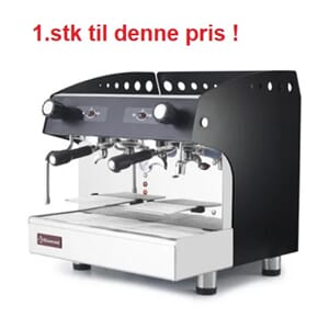 Espressomaskin (semi auto.) 2 uttak. Sort /DEMO