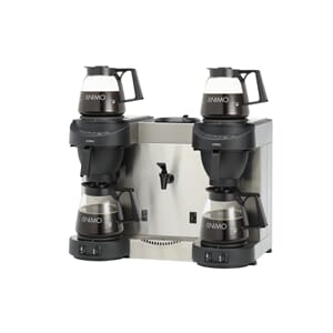 Animo kaffetrakter med tevannsuttak. Automatisk vannfylling.