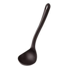 Suppeøse plast sort Ø-9cm, tåler 220C