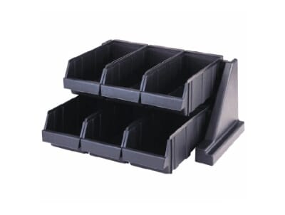 60415023 Organisator med 6 rom sort svart storkjøkken scheie 60415023L.jpg