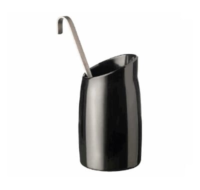 99983868 Dressingkrukke 1 liter sort svart, melamin.jpg