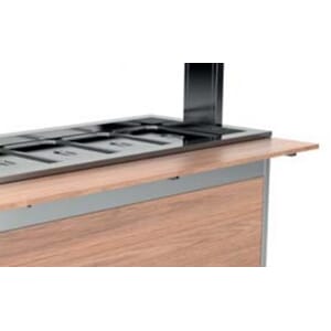 Hylle / brettbane for langsiden på buffet Athena 5 GN.