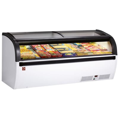 VISUAL-20 Butikkfryser med skyvelokk. Temp -15° -23°C. Mål 200x94xh88cm. Scheie Storkjøkken. Diamond.jpg