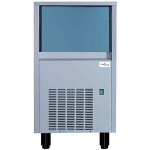 Isterningsmaskin. 41 kg is pr 24/t. Beholder: 15 kg.