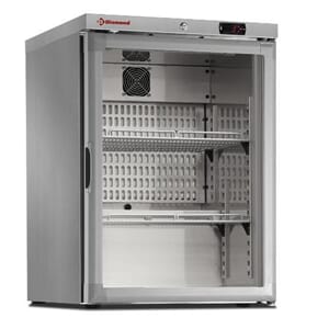 150 L Ventilert kjøleskap m/lassdør, Rustfritt 60x60x83,5h/c