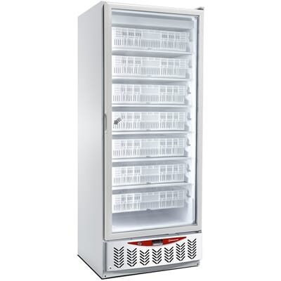 PFV55-R6G Fryseskap med glassdør 525 liter Storkjøkken storhusholdning Plass for bakebrett 600x400mm og gastronormbrett GN2.jpg