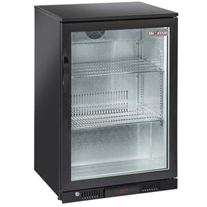 Ventilert "back bar" flaskekjøler, 1 svingdør. L60 B52 H87cm