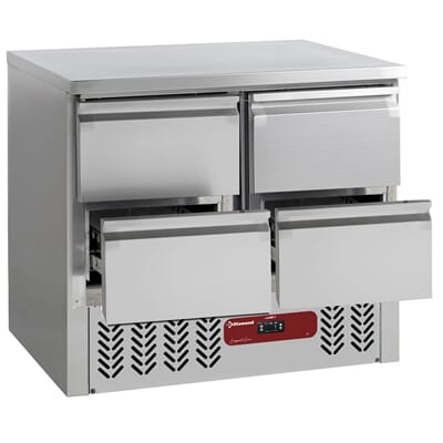 R6 SA2R6_2XGC12R6 - Kjølebenk med 4 skuffer. Mål 90x70xh87 til 89cm. 11-GN. Diamond. Scheie Storkjøkken_1.jpg