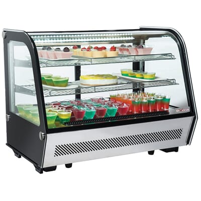 WR-DR16-B6 WR-DR16-B6 - Kjølemonter, buet glass, 3 nivå. Mål. 875 x 570 x 685mm. Scheie Storkjøkken. Diamond..jpg