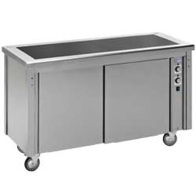 VT12 Kafeteriabenk med keramisk varmeplate. Mål120x70xh90cm. Scheie - Diamond - Storkjøkken - VT12_1.jpg