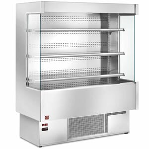 Kjølereol. Mål: 1000x735xh1820mm. 3-6°C. Rustfritt stål.