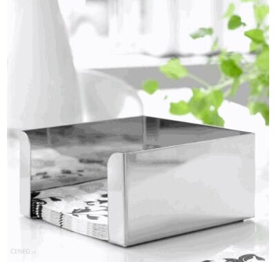 123150 Serviettholder i rustfritt stål. Mål 150x150xh85 mm hotell restaurant storkjøkken 123150.jpg