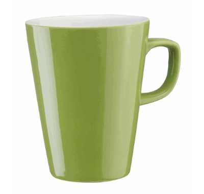 14029003 14029002 - Kaffekrus i porselen. Lime. 22 cl. Konisk. EHG. Scheie Storkjøkken..gif