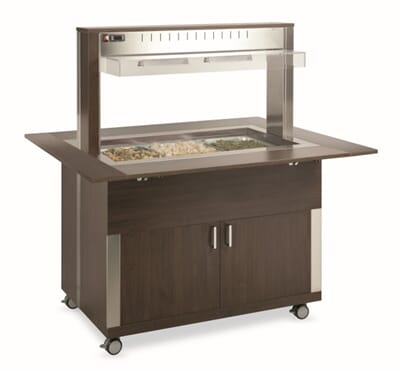 ATHENA 3 BM/HALO Buffet med vannbad og varmelamper Athena varm storkjøkken restaurant kantine Scheie.jpg