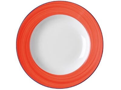 17125624 Bahamas - Flat tallerken, rød www.scheie.no.jpg