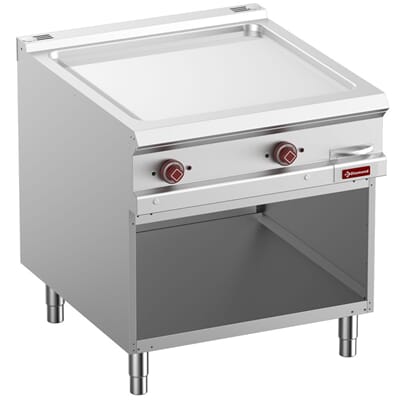 PLCA8-N Flatgrill gulvmodell krom slett stekeflate - Mål 800x900xh850 mm Storkjøkken Diamond E9-PLCA8-N.jpg