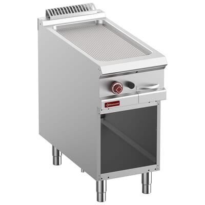 PRA4-N Diamond G9PRA4-N - Flatgrill med ribbet steketopp. Mål.400x900xh850-920 mm. Gass. Scheie & Co AS.jpg