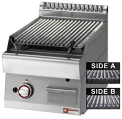 LAVASTENSGRILL M/2 H&Oslash;YDEJUST.STEKEAREAL.36x48 cm. FETTSKUFF.