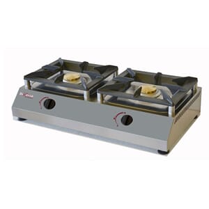 Koketopp (Gass) 2x 5kW brenner. Bordmodell.