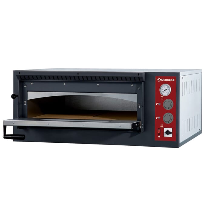 Pizzaovn for 4 x Ø34cm pizza. Innvendig mål:70x70x15h/cm. Pizzaovn for 4 x Ø34cm pizza. Innvendig mål:70x70x15h/cm.