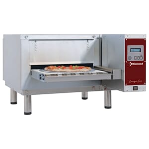 Pizzaovn - belte/tunell. Konveksjon/varmluft. Belte: 400 mm.