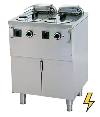 F62-10PS 2x10L Marine frityrkoker. Mål. 650x600x900mm - 15,0Kw. Scheie Storkjøkken..jpg