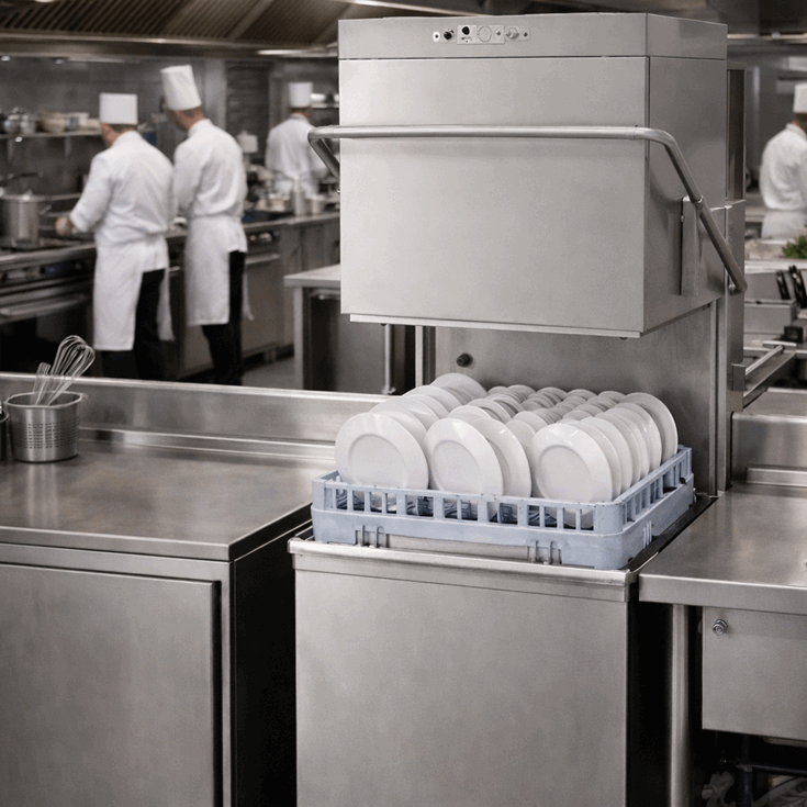 Hetteoppvaskmaskin gir raskere flyt i travle kjøkken