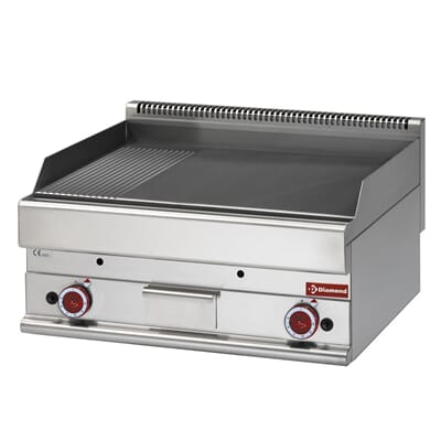 G65/PMCD7T Flatgrill krom gass slett ribbet storkjøkken 700x650 G65-PMCD7T.jpg