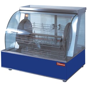 Roterende / kyllinggrill. 5 kurver. 230V/3-F. 5,4kW