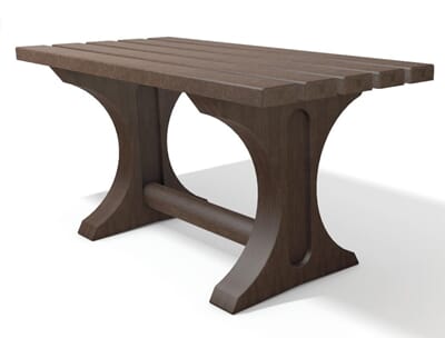 Hahn - John bord Parkbord brun for park borettslag skole utemiljø Scheie 2.jpg